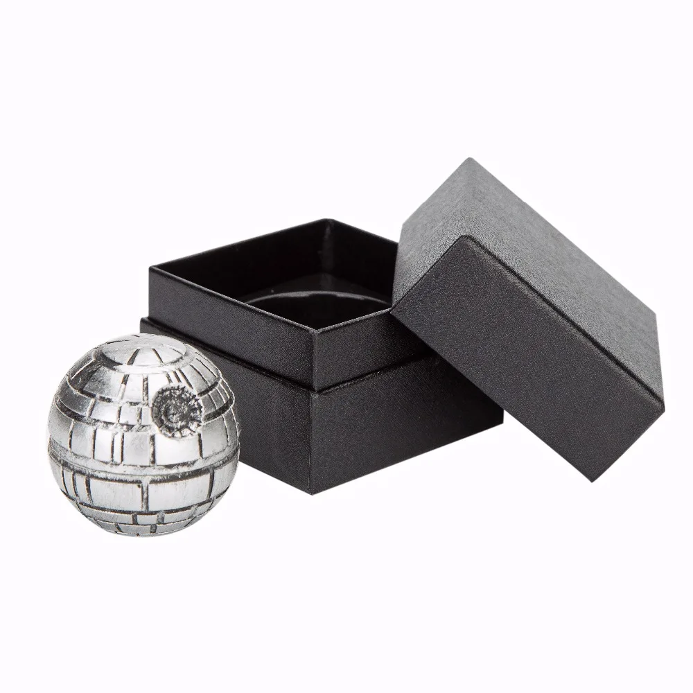 Smoking Accessories Death Star Grinder Herb Spice Tobacco Grinder Tool With Pollen Catcher
