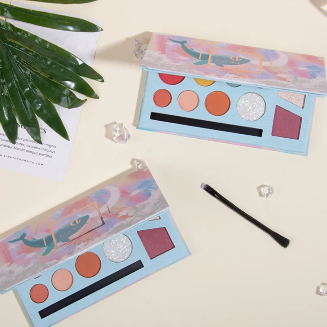 
New Arrive Natural 10 Color Eye Shadow Plate High Light One Body Palette Glitter Bead Light Matte Makeup Wholesale 