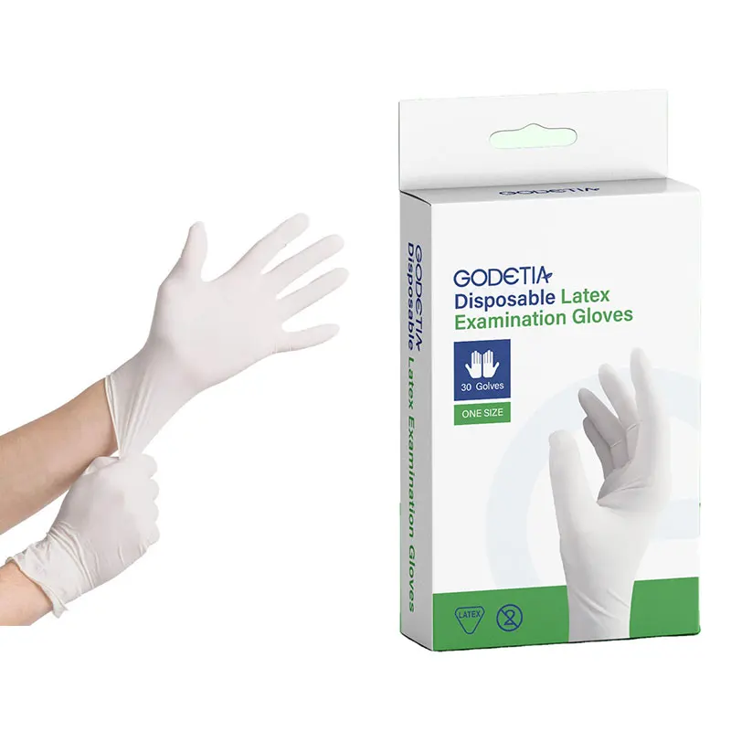 High Quality Exam Waterproof Beauty Salon Tattoo Latex Touch Screen Powder Free Gloves