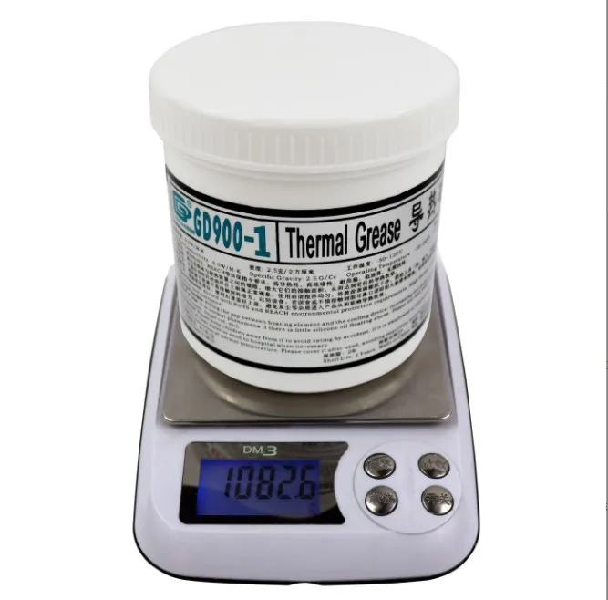 Net Weight 1 Kilogram Can Packaging Gray GD900-1 Thermal Grease Paste Plaster Heat Sink Compounds for CPU LED CN1000