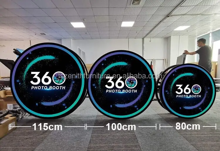 Party Supplies Portable Selfie 360 Degree Spinner Platform Business Automatic Manual Photo Booth