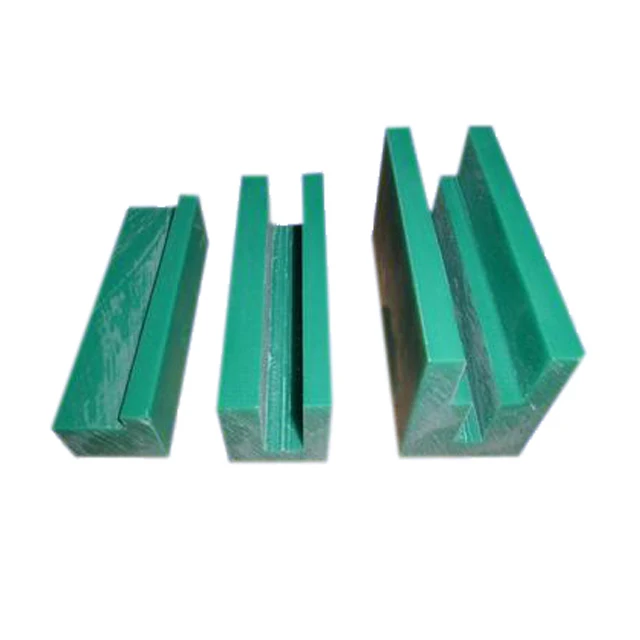  СВМПЭ полимерные Пластиковые Твердые детали конвейерные бутылки Uhmwpe направляющая рельса