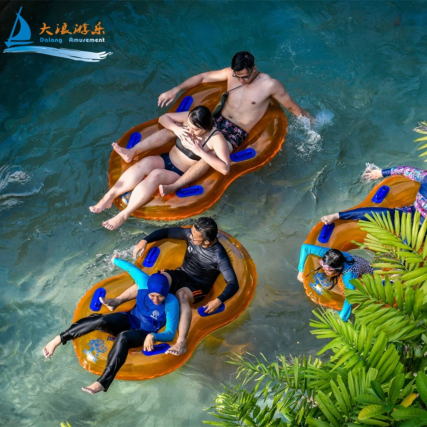 Water Park Lazy River Hotel Resort with Water Park Lazy river make funny for family on alibaba for sale