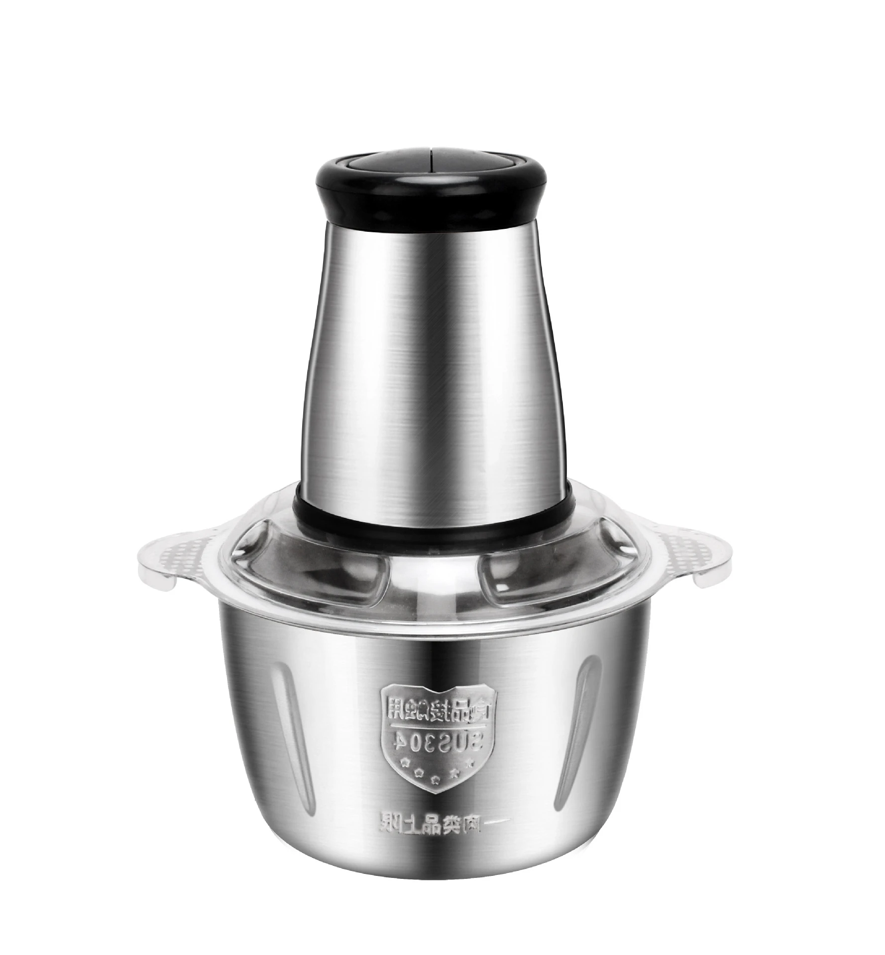 Electric Food Processor Vegetable Chopper Elechomes High Capacity 8-Cup Blender Grinder for Meat  Onion Powerful 300W Motor