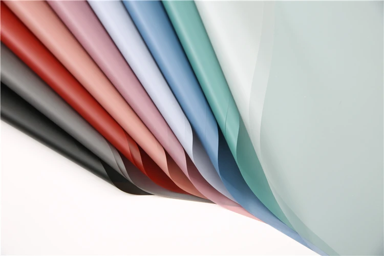 
mixed Colors Flower Wrapping Paper Water-proof Platinum Paper Gift Wrapping Papers Fancy Flowers Packing Ppae 