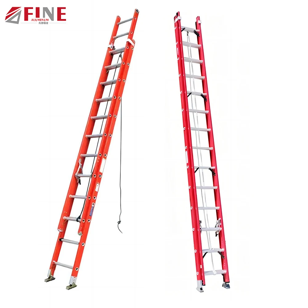 En131 Frp Escalera Extension Fiberglass Reinforced Plastic Ladder Manufacturers