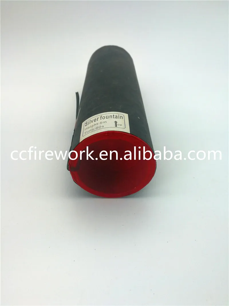 5M 60S stage cold fountain fireworks for sale with double color