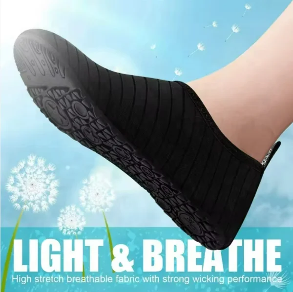 Women Men Kids Summer Rubber Sole Diving Barefoot Quick Dry Aqua Socks Beach Swim Yoga Exercise Water Shoes