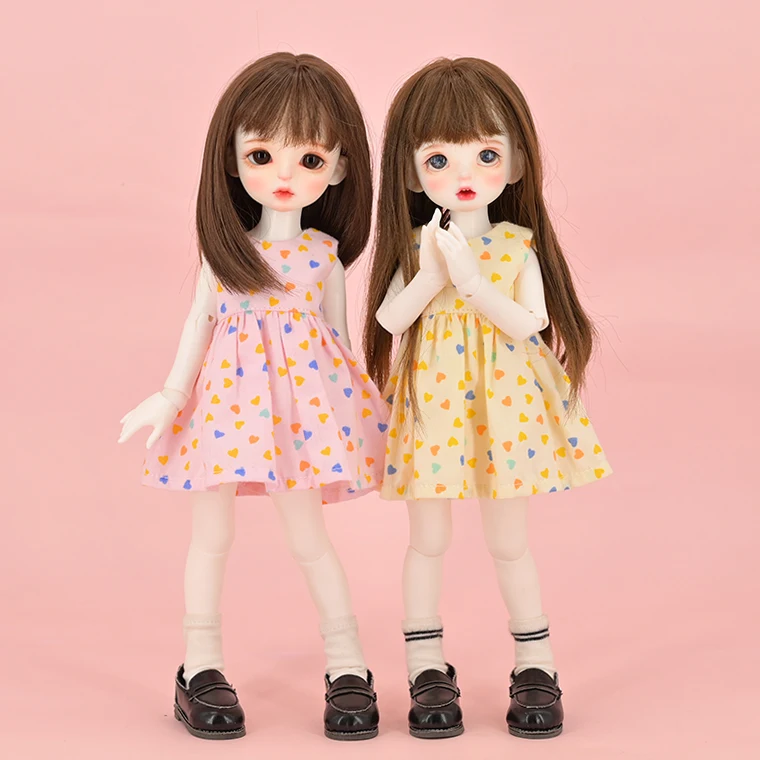 Custom Doll Clothes 1/6 Bjd Doll 2021 New Fashion Floral Dress Hot Sell Accessories 11.5 Inch High Quality Made Clothes Clothing