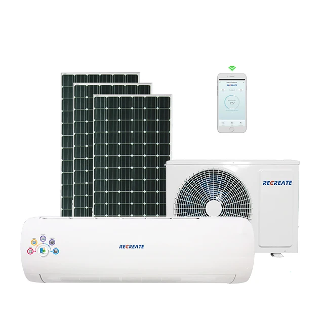 12000btu кондиционер постоянного тока на солнечных батареях от сети 1.5hp/1ton Настенный Сплит для домашнего