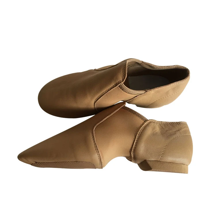  In-stock ready to ship soft leather jazz dance shoes for girls