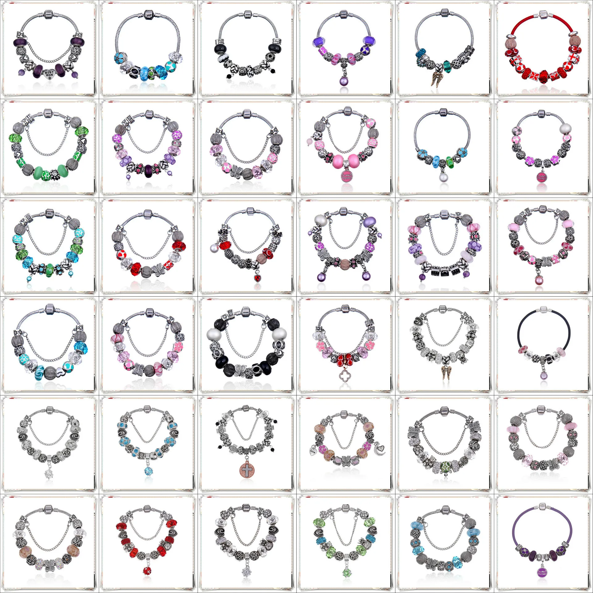 Bracelet Making Kit for Girls Jewelry DIY Charm Bracelets Kit Beads Bracelets for Craft Jewelry Gift for Adults and kids