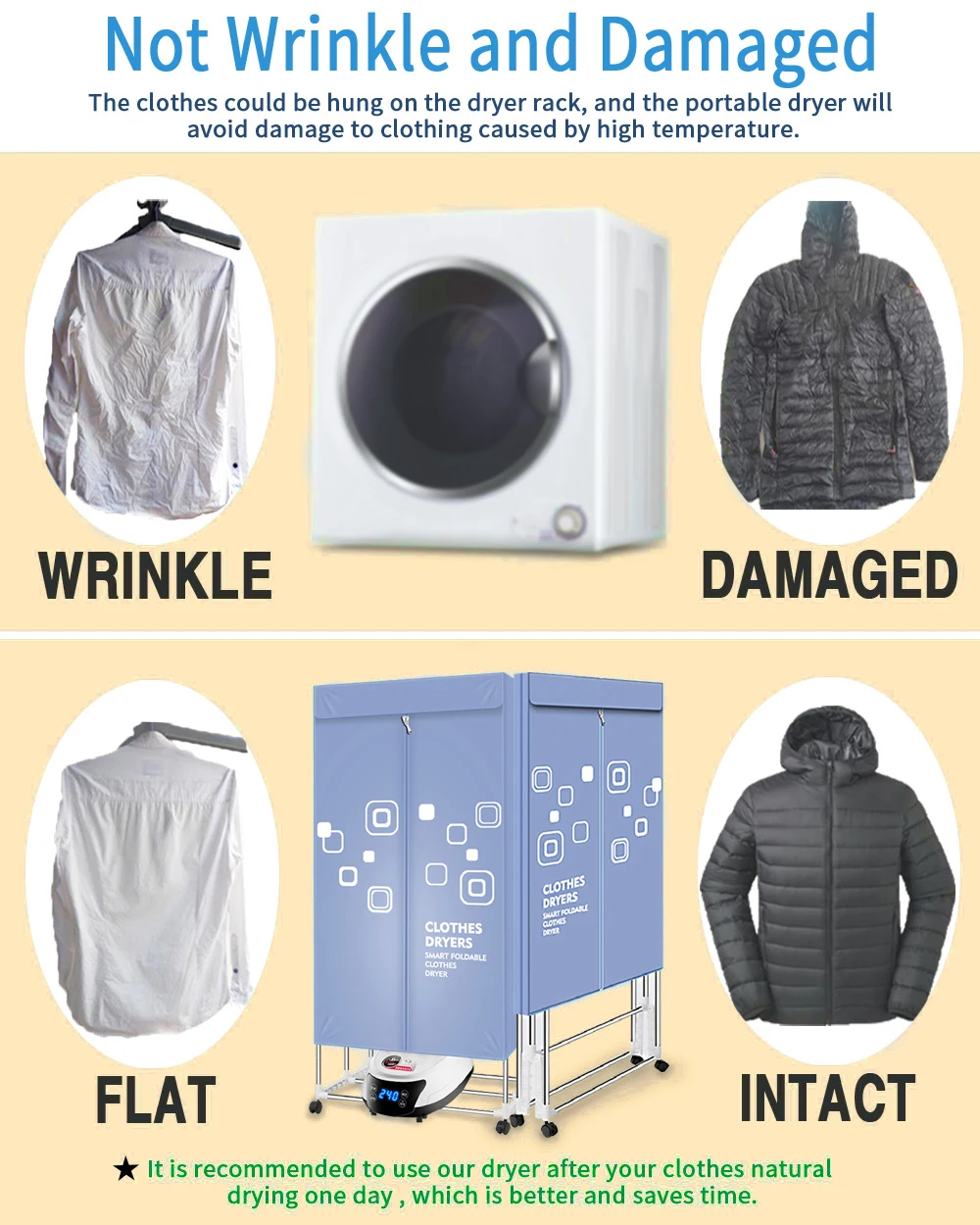 Более дешевая вешалка для стирки горячим воздухом потолочный Утюг другое компактное портативное мини-устройство электрические сушилки