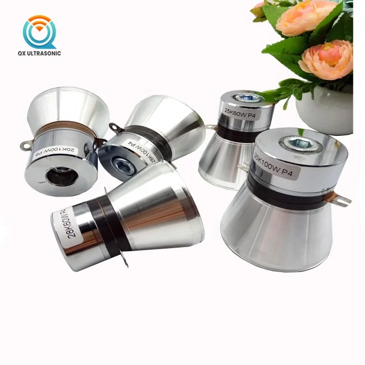 Double Frequency  High Quality 25khz 45khz 60w Piezo Ceramic Ultrasonic Transducer For Cleaning