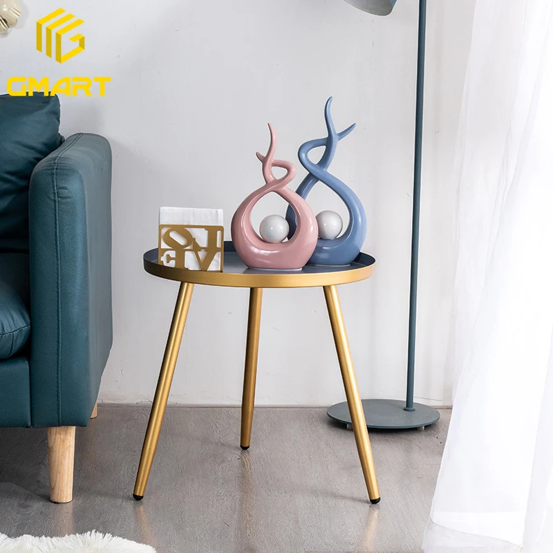 Gmart Nordic Minimalist Living Room Home Usage Stainless Steel Coffee Table And Tv Stand Tea Side Coffee Table