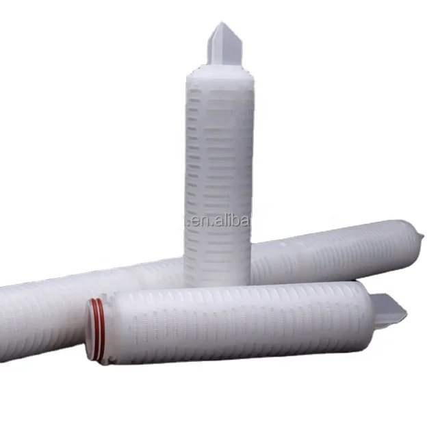 Sanitary Hydrophobic PTFE Membrane Filter 0.1 Micron 10' 20' 30' 40' for Gas Sterile Filtration