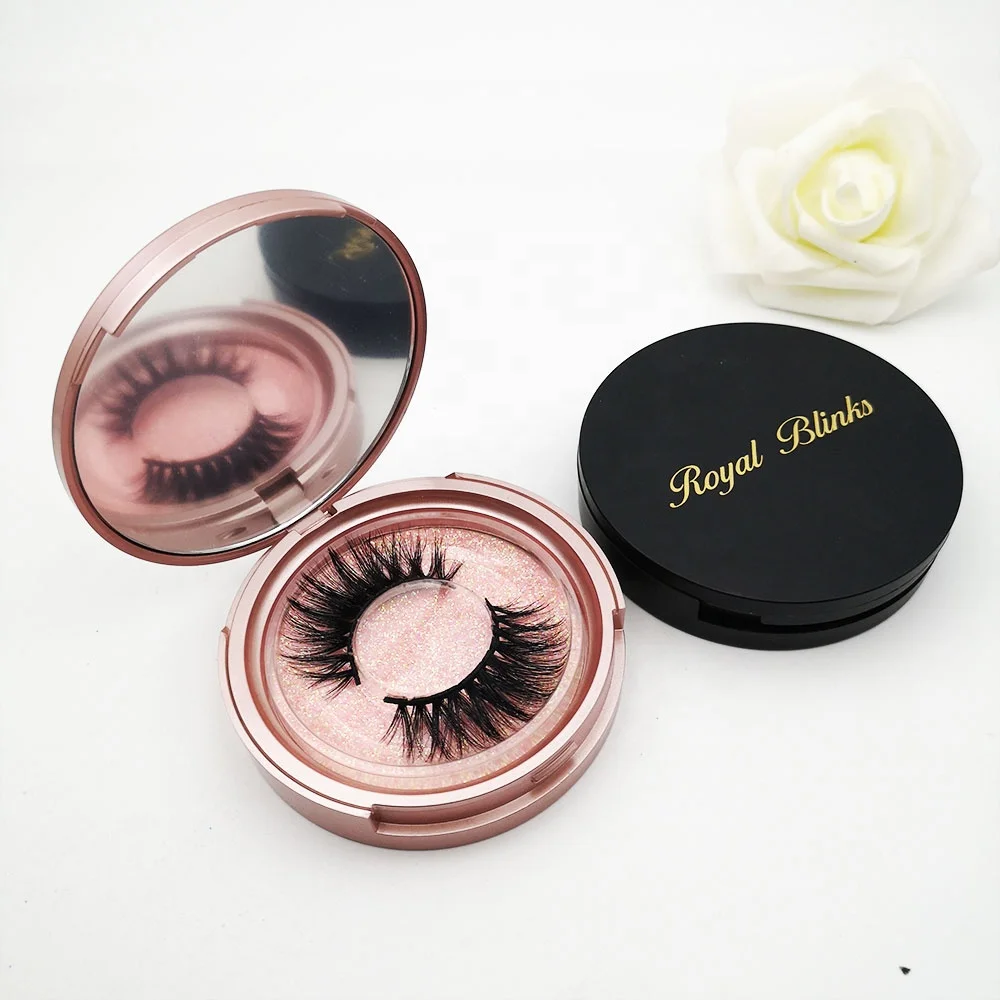 Meecil Hot Sale Mink Eyelashes False 100% Real Mink Fur False Eyelashes Handicraft Full Strip Lashes eyelash packaging box