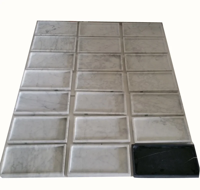 Carrara white marble serving tray white marble rectangle tray