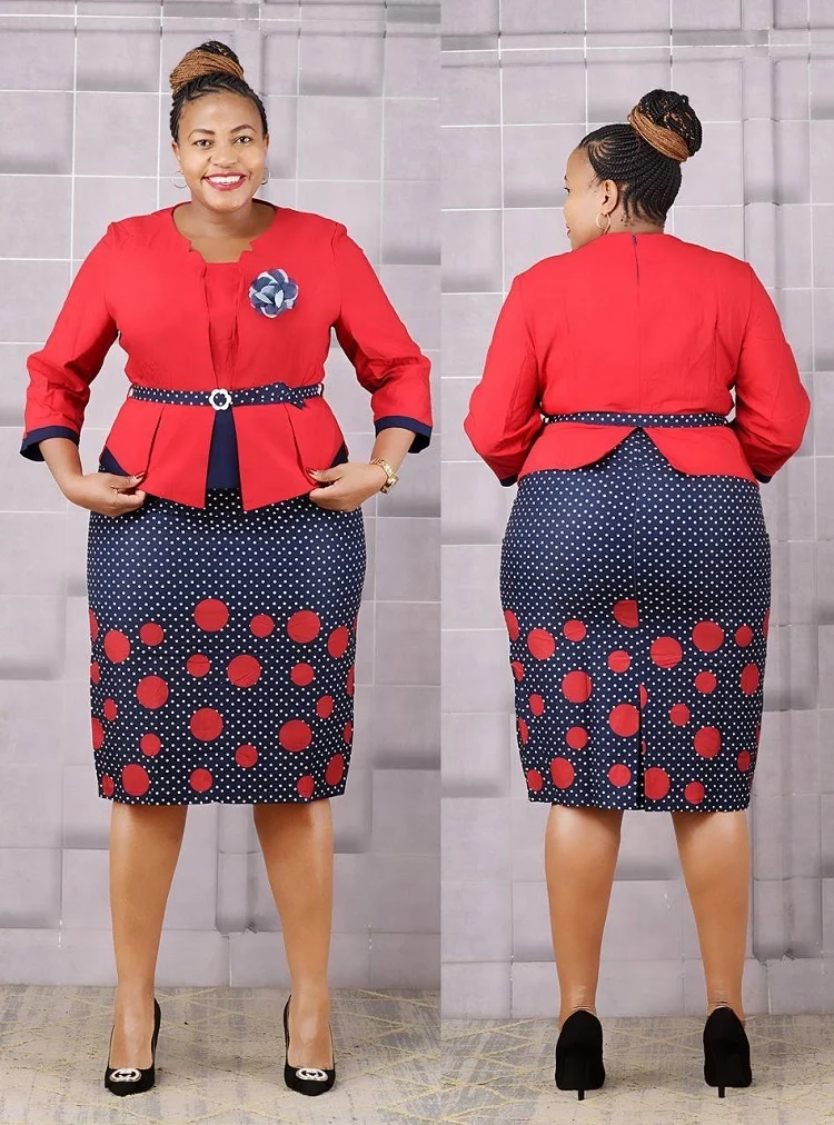 Hot Sale 5xl Turkey Style Office Dress Elegant African Women  Vestido Maxi Plus Size Church  Dress