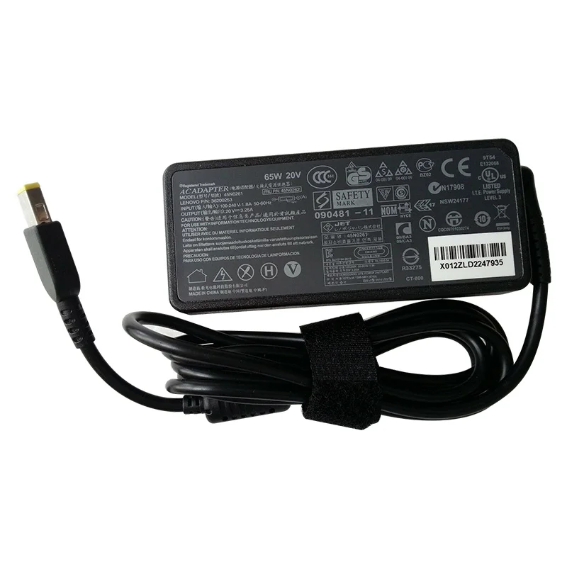 
Factory price usb dc port 65w universal laptop adapter 20v 3.25a notebook ac adapter factory for lenovo dc power supply 