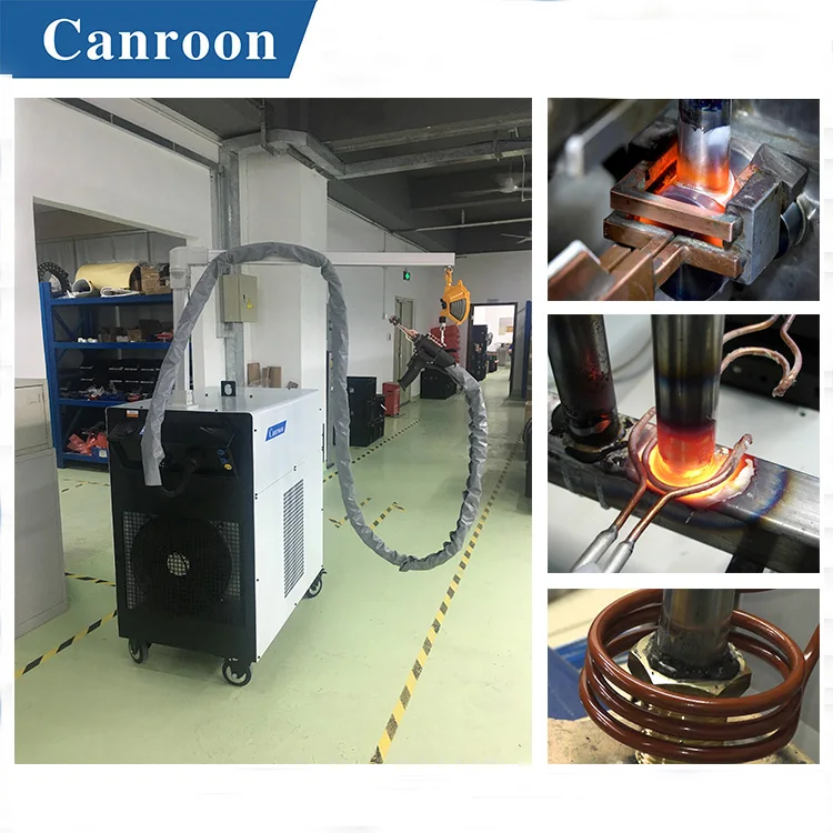Canroon portable IGBT high frequency induction heating equipment induction brazing machine for metal heat treatment