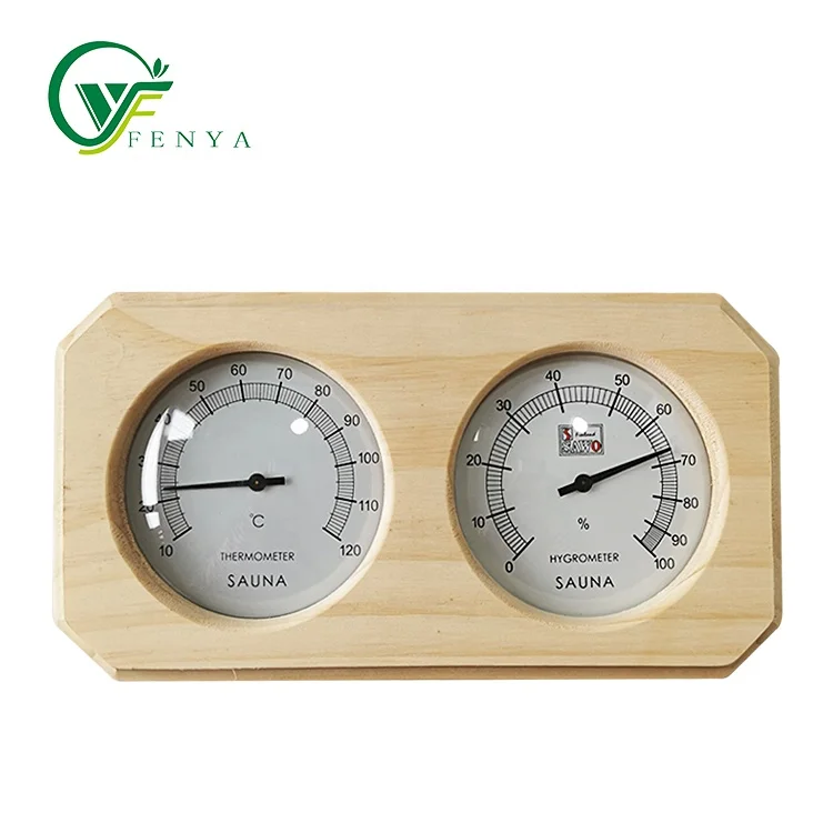 Cheap Price Hygrometer ThermometerWall Mounted Far Infrar SaunaAccessories Set