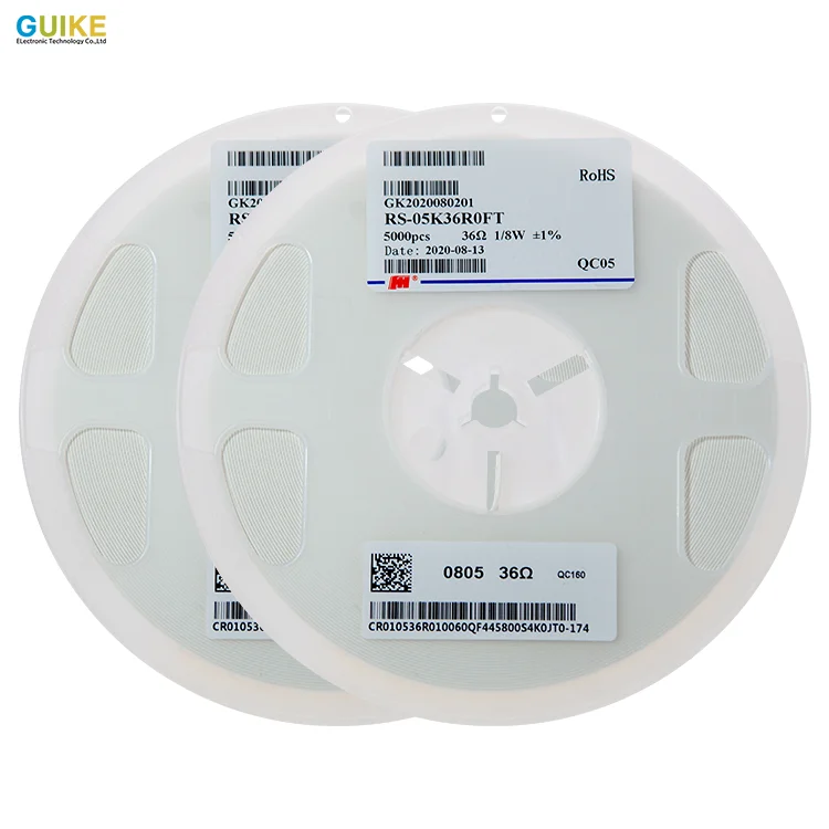 0805(2012) 1% 36R0 36R5 37R4 38R3 39R0 40R2-97R6 inductive power towercrane smd fuse wirewound cement images for resistor