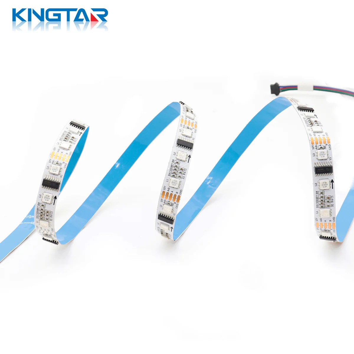 UCS512 RGB LED Strip IP67 Copper Body 12V Input Bluetooth Remote Control Switch Smart Strip Light For Decorations