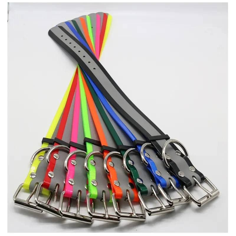 Nibao Strong Durable Custom Reflective TPU Coated Collar Para Perro Pitbull