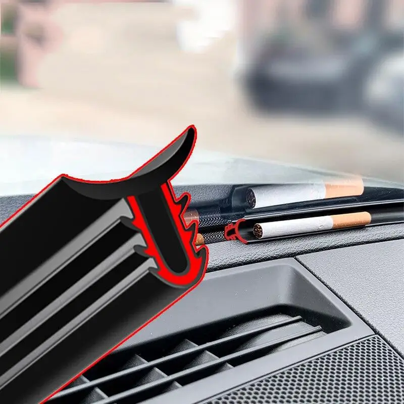 160cm Car Dashboard Sealing Strip Interior Auto Leakproof Strips Noise Sound Insulation Rubber Trim Weatherstrip