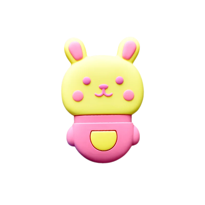 Children Gift Food Grade Baby Silicone Teethers Rabbit Shape Baby Silicone Teethers Disposable Safe Chew Toy