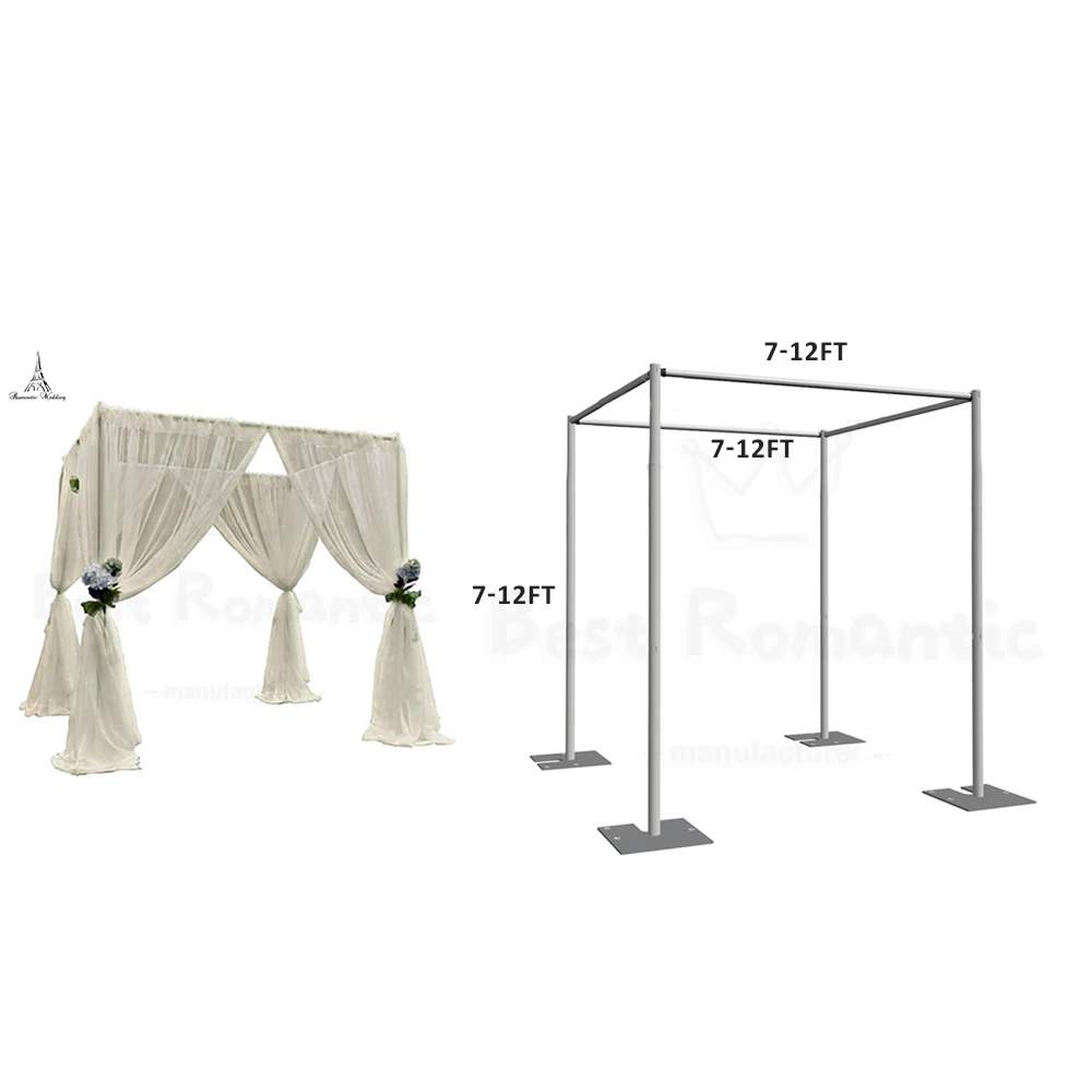 Wedding Draping Fabric Draping Polyester White Backdrop Pipe And Drape