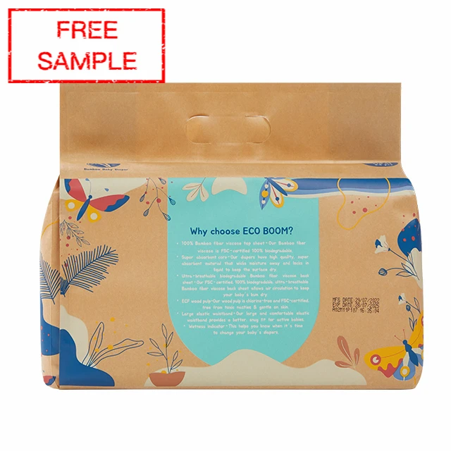 BOOM diaper source nature chlorine free eco private label organic aloe extract