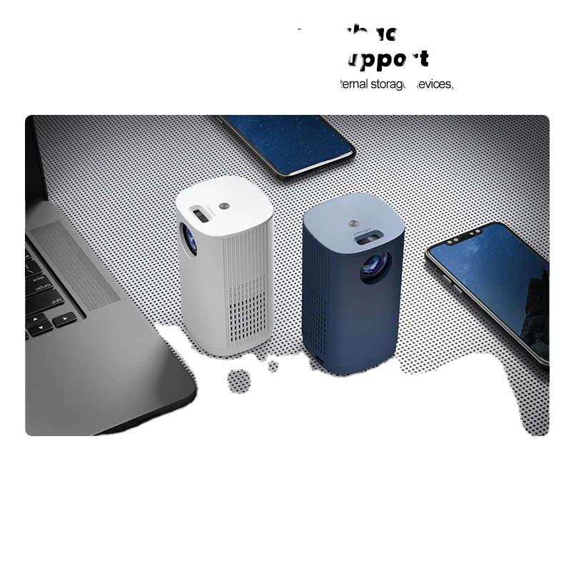 Custom logo Mini HDMI Smartphone USB Portable Outdoor Movie Projector Full HD 1080P Bluetooth Supported Compatible with TV Stick