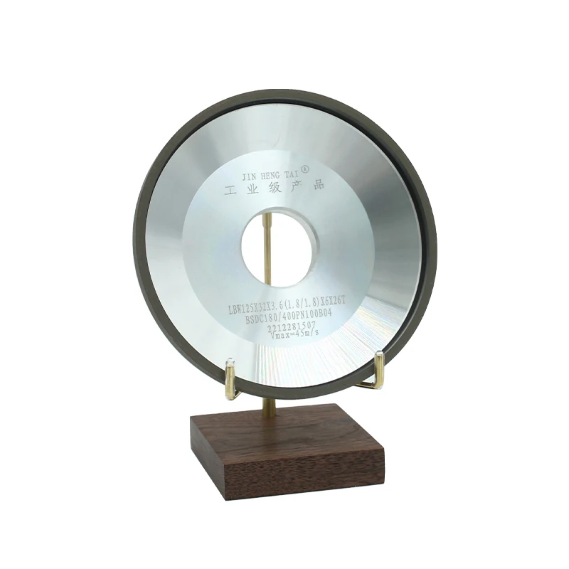 LBW125X32X3.6(1.8-1.8)X6X26T Saw Bit Top Angle Grinding Wheel,Diamond Cup Abrasive Disc Wheels for CNC