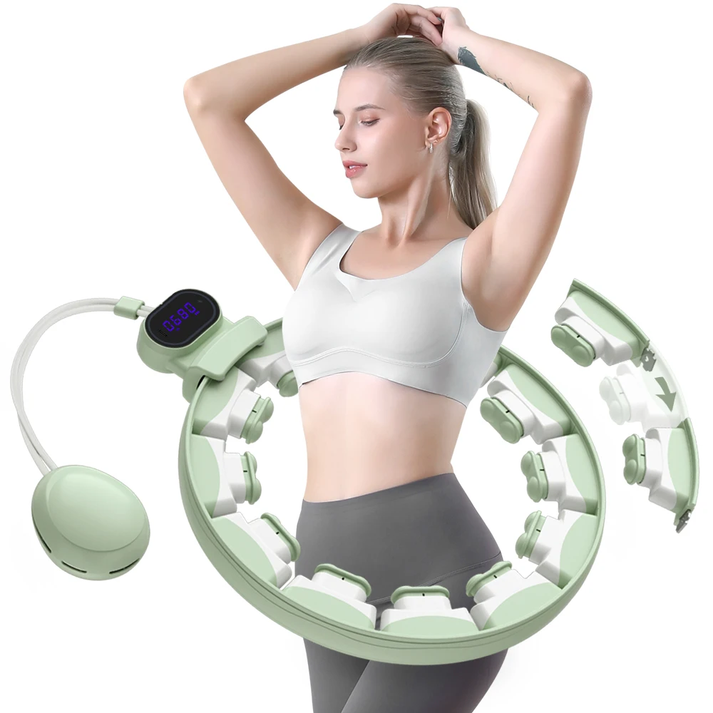 high quality non-drop digital count Adjustable Massage HulaHoops