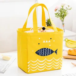 Cute Cartoon School Kids Insulated Lunch Cooler Bag Insulation Thermal  Bag for Food