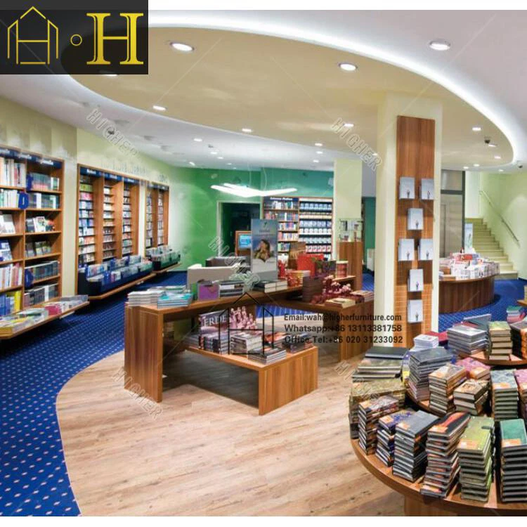 Wooden Book Rack For Library Furniture Design Wooden Library Book Shelf Book Display Cabinet