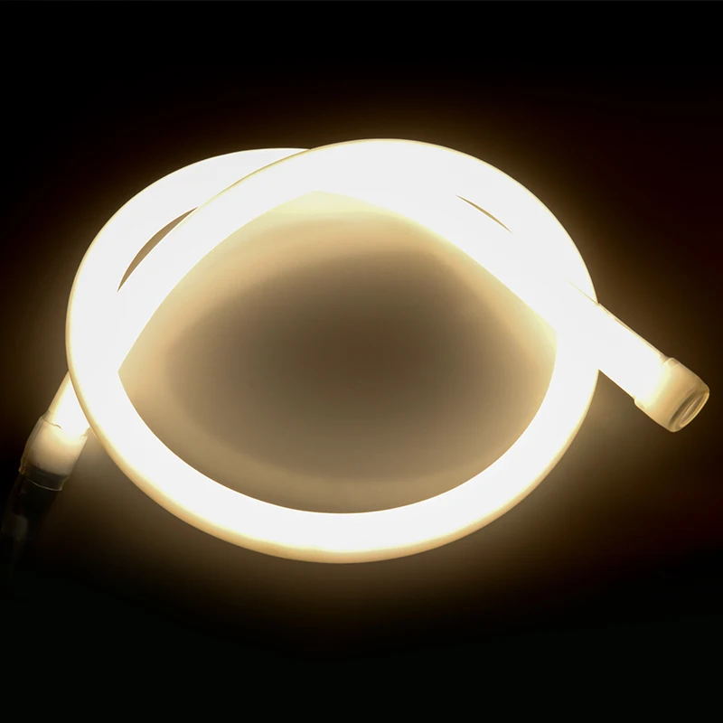 360 degree round sign custom ip68 tube strip lights rope ultra thin mini outdoor linear 12v 24v 110v 220v led neon flex