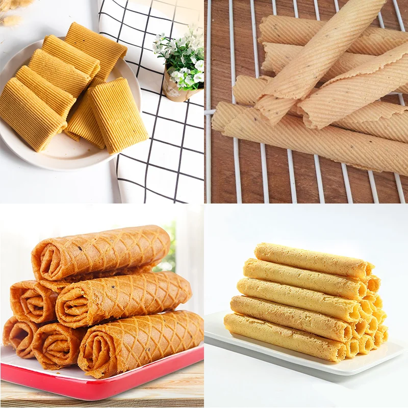 Factory price Industrial crepe maker pancake making machine egg roll waffle maker use cone making machine for Sale