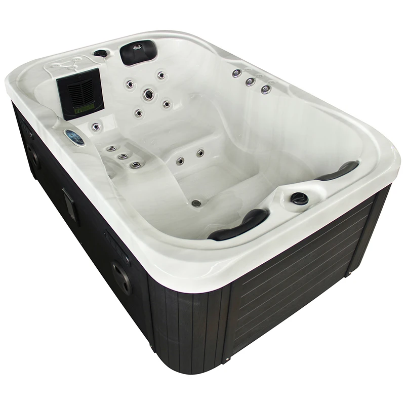 Factory Direct Price Massage Small Hot Tub 3 Person Whirlpool Outdoor Spa Scandinavia