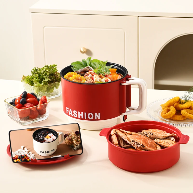 Wholesale Double Layer Household Mini Electric Stainless Steel Non Stick Automatic Electric Cooker Pot