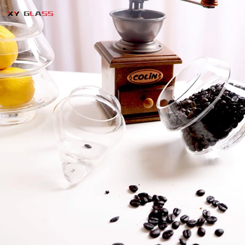 innovation creative christmas tree borosilicate glass biscuit candy storage jar