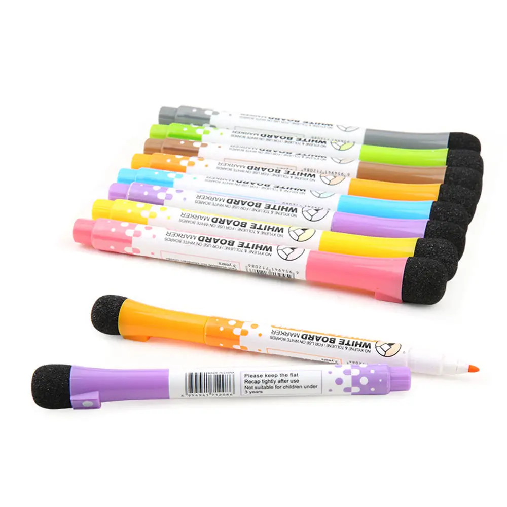 High Quality Colorful Hot Sale Customization Dry Erase Marker Pen Whiteboard Markers with Eraser