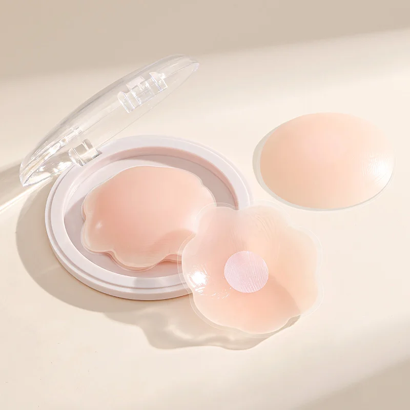 Silicone Nipple Soft Adhesive Nipple Covers, Waterproof Self Adhesive Reusable Nipple Cover for Beach