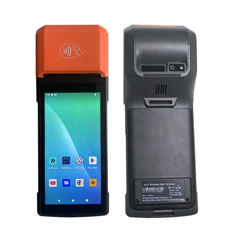 H10 Android Billing Pos Terminal Cash Register Handheld Mobile Pos Machine for Restaurant