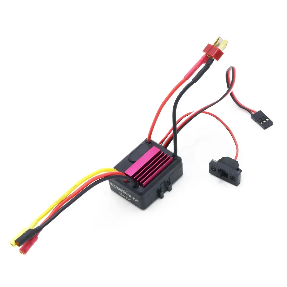 RC ESC KK 35A бесщеточный двигатель водонепроницаемый 2-3S Lipo программируемый для 1/14 1/16 автомобиля