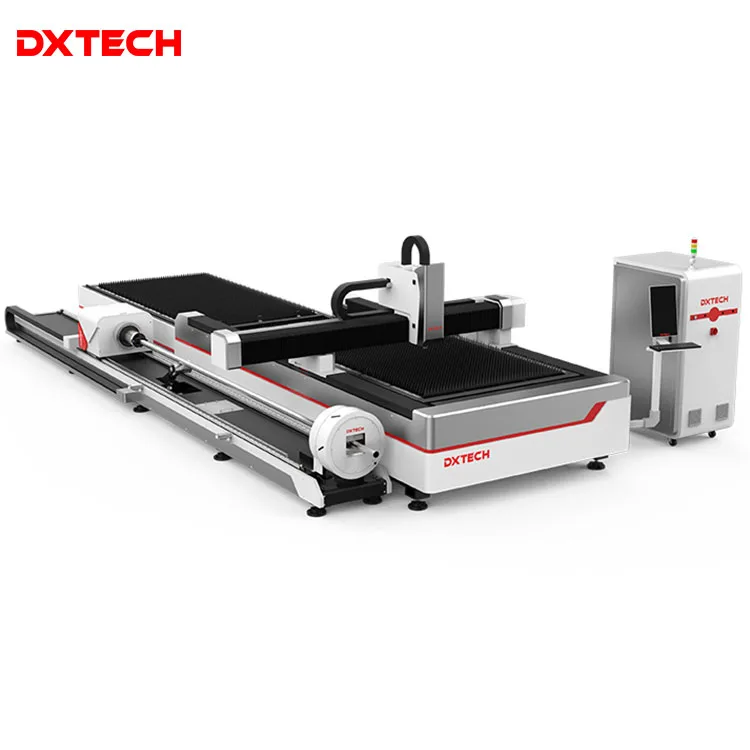 Dxtech 3000W 4000w Exchange Table Fiber Laser Cutting Machine Raycus Laser Raycus Water Cooling System Sheet Metal 1000w 1500w