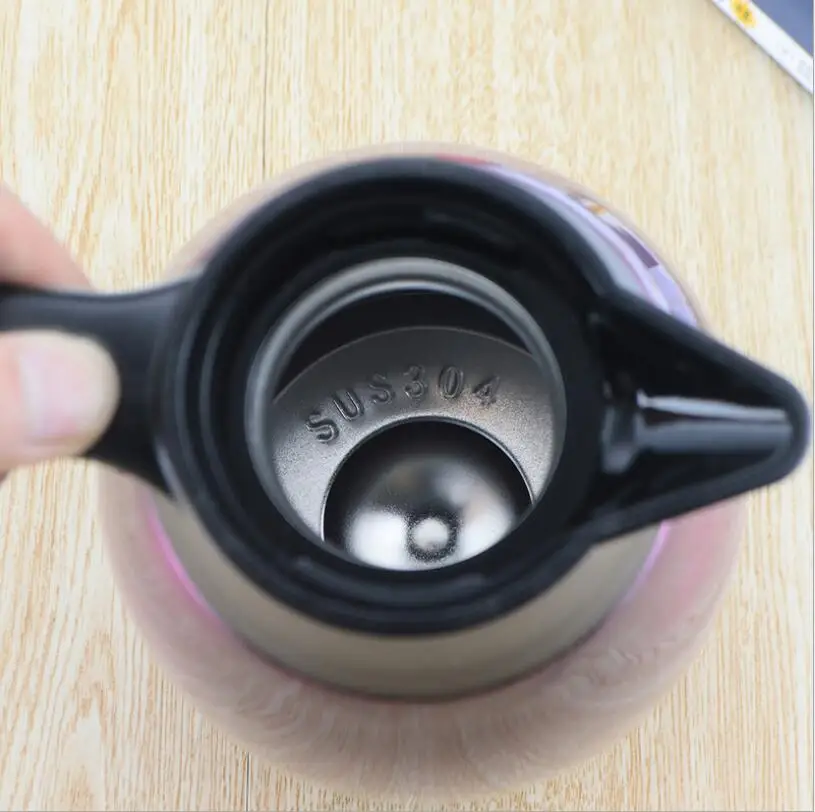 2000ML 1.5L Wide Mouth Double Wall Stainless Steel Coffee Thermos Pot