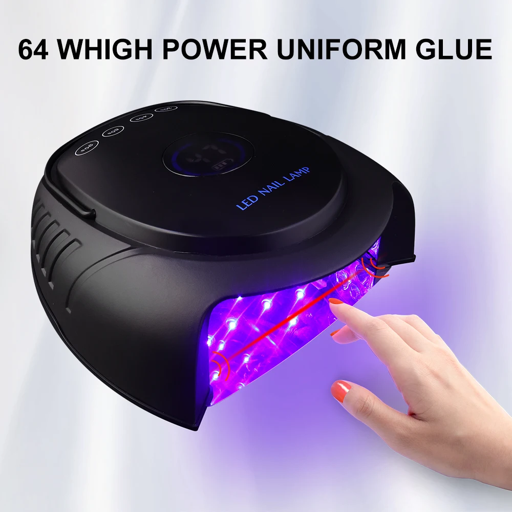 64W Rechargeable UV LED Lamp NEW Mate Nail Dryer Light Cordless Nail Supplies Professional Salon Nail Gel Polish Dryer